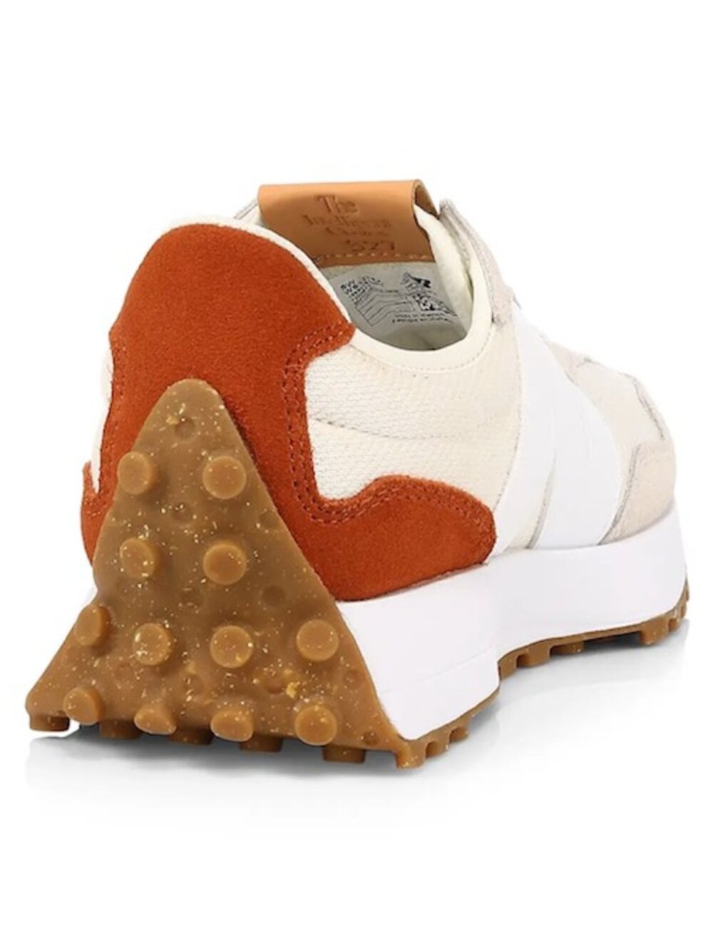 NEW BALANCE 327 Suede And Mesh Sneakers Color Sea Salt Rust Womens 7.5US NWT - Picture 5 of 11